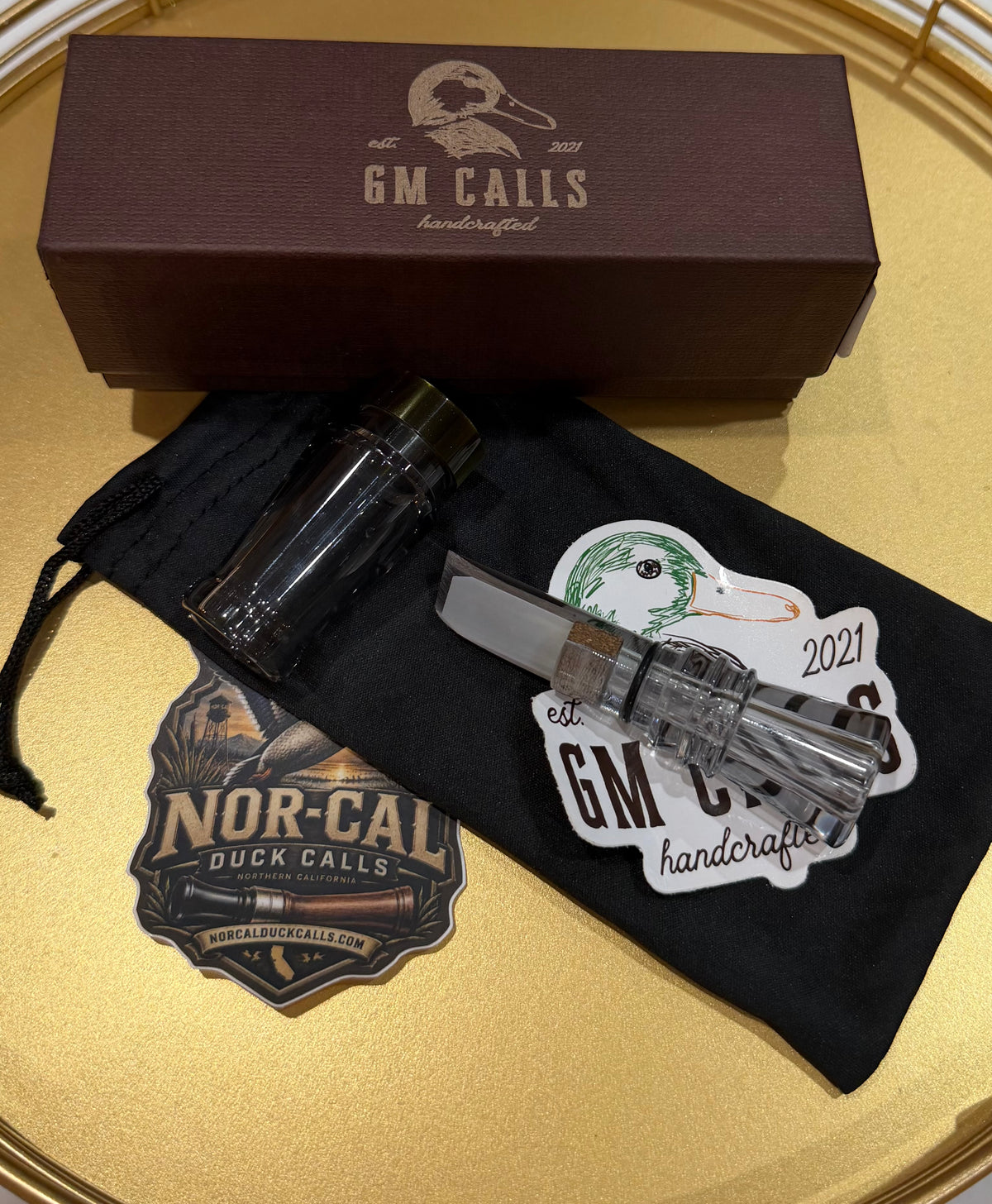 New- GM Custom Calls Smoke W/ Venom Pearl