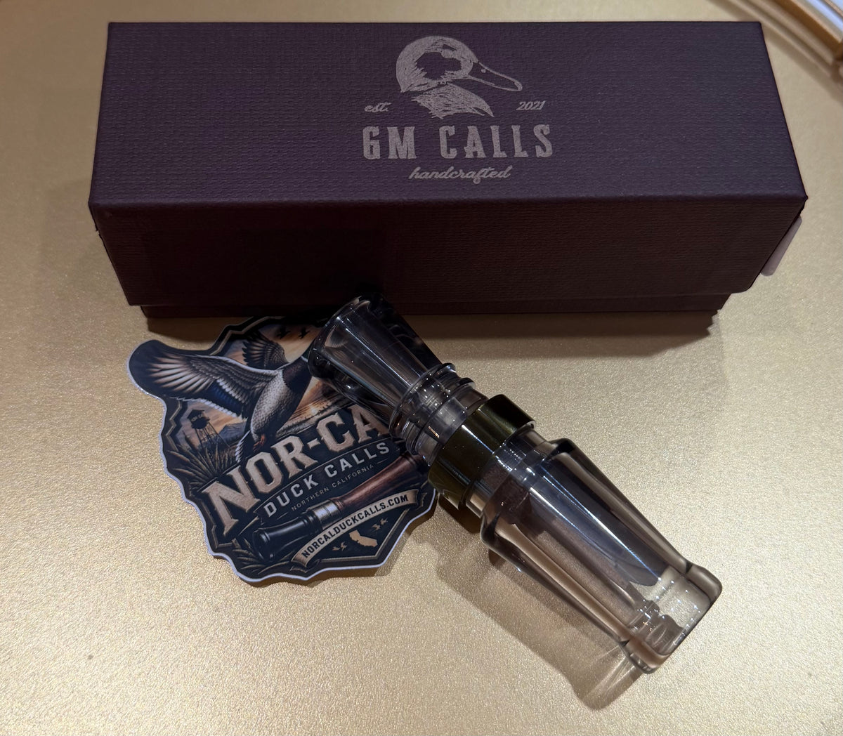New- GM Custom Calls Smoke W/ Venom Pearl