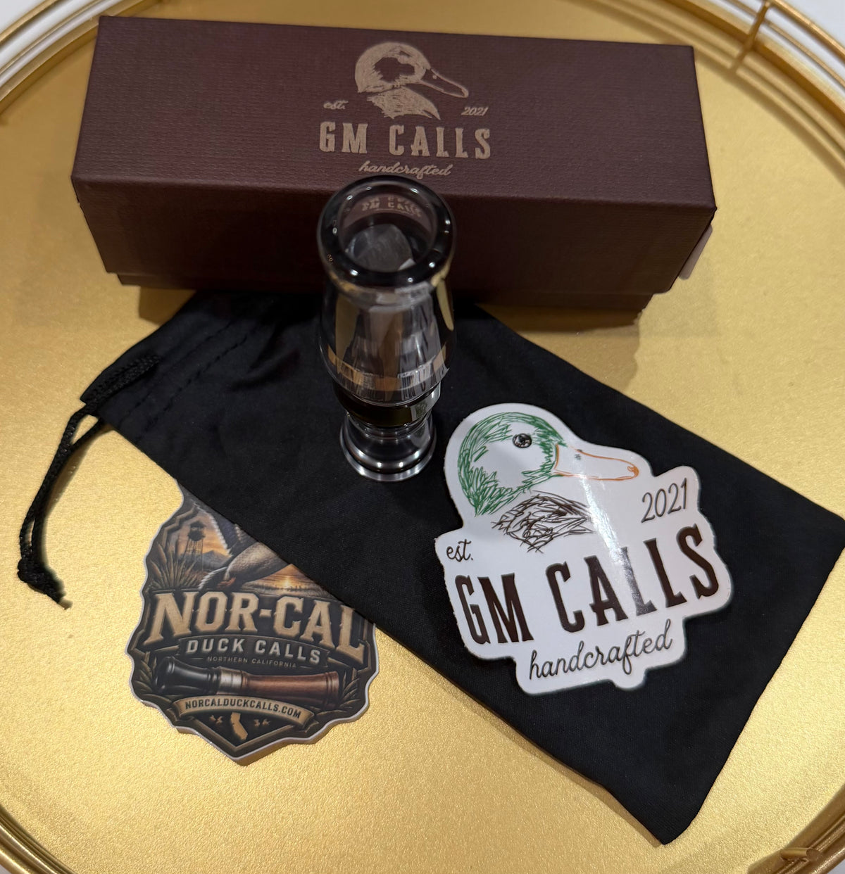 New- GM Custom Calls Smoke W/ Venom Pearl