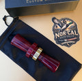 NEW- LD Custom Calls CNC Acrylic Duck Call Cherry Pearl