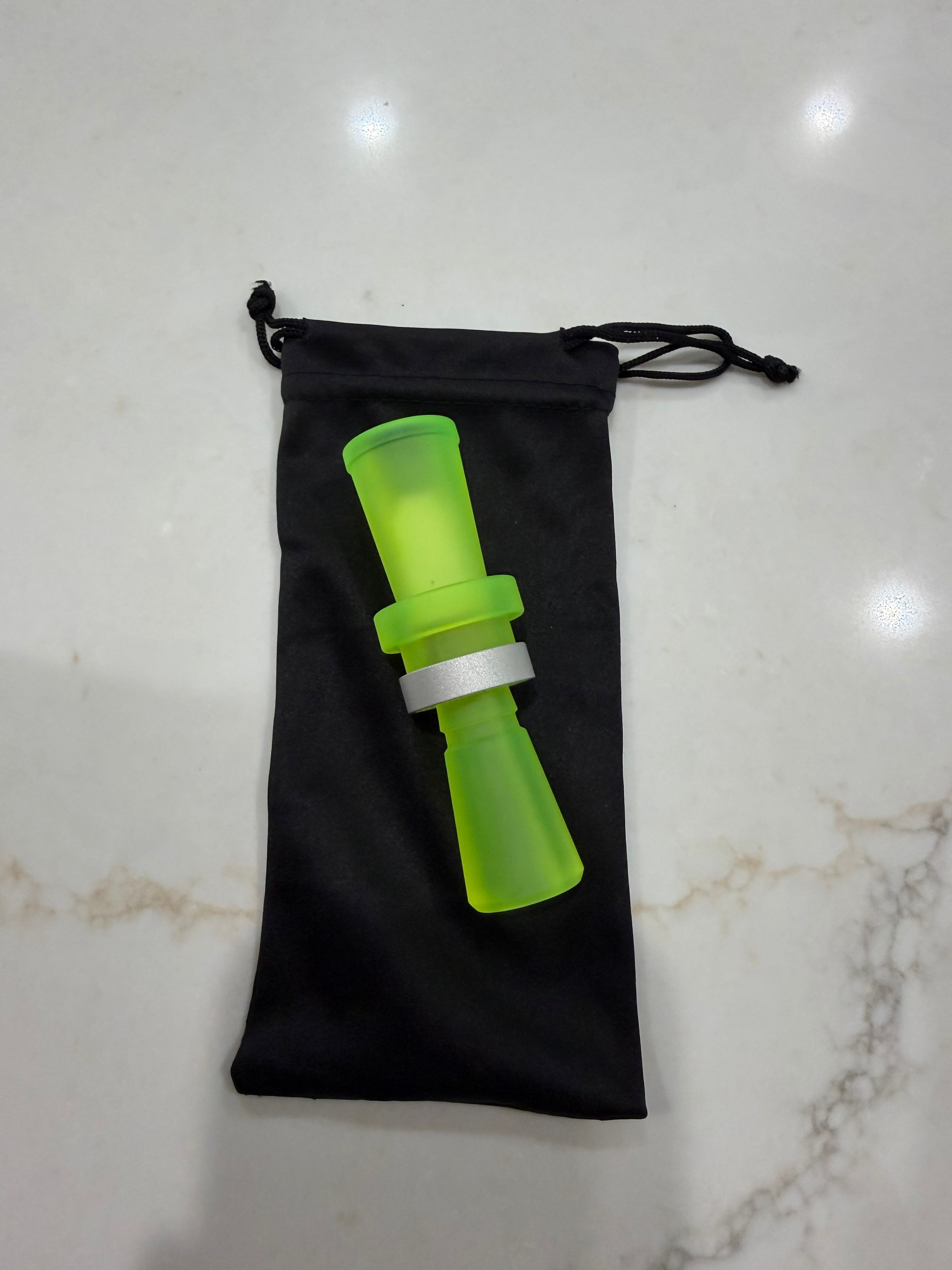 NEW- LD Custom Calls CNC Acrylic Duck Call Blasted flo green