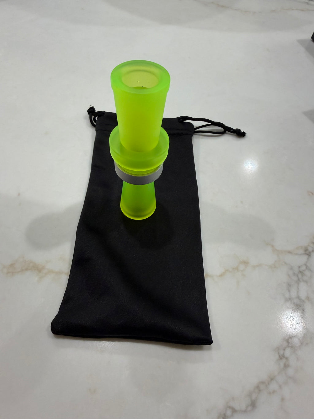 NEW- LD Custom Calls CNC Acrylic Duck Call Blasted flo green