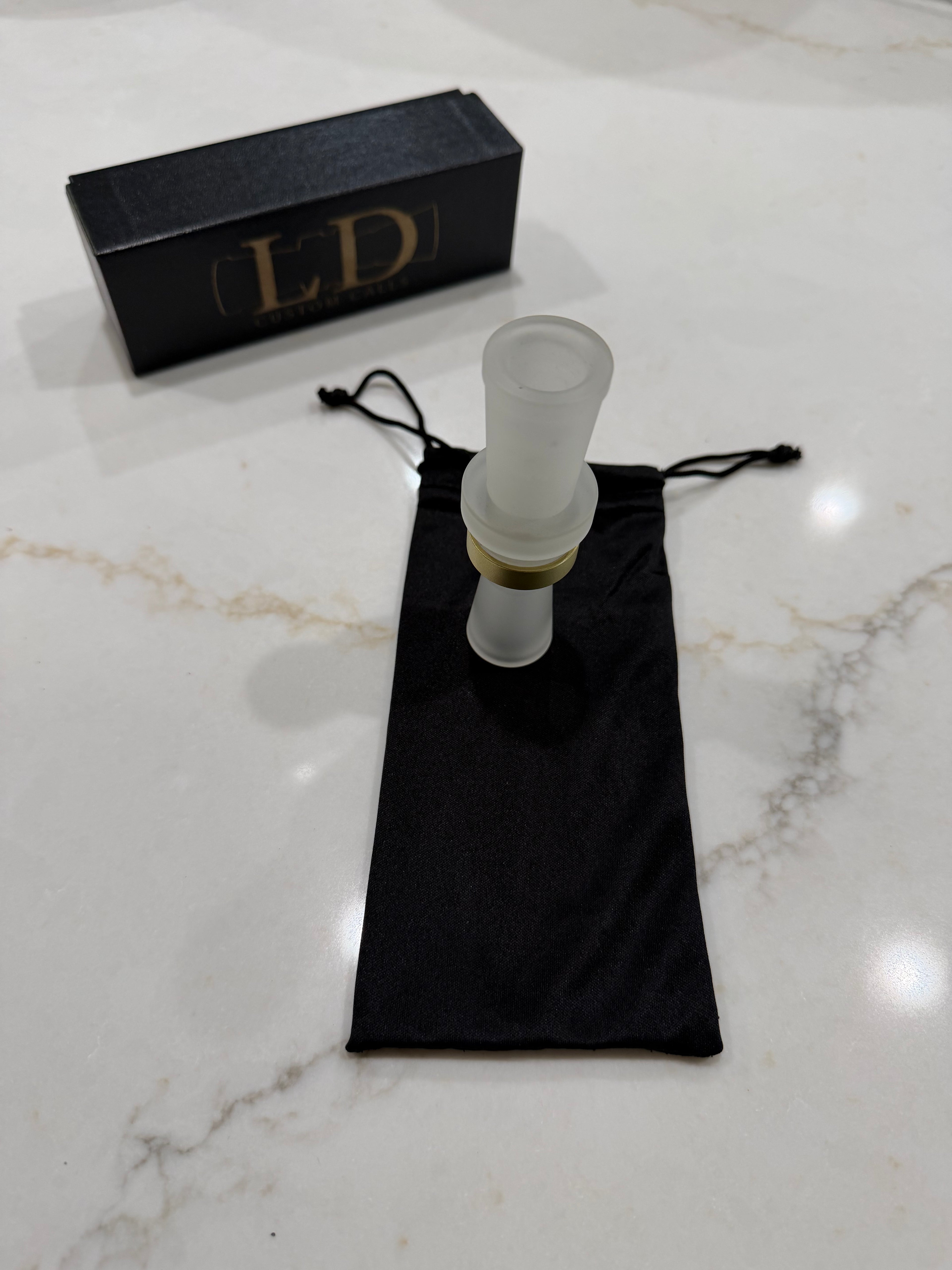 NEW - LD Custom Calls CNC Acrylic Duck Call Blasted clear